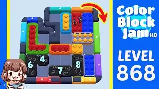 Color Block Jam Level 868 Solution Walkthrough