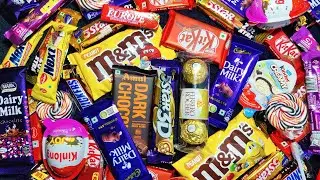 Lots Of Chocolates Unboxing, Ferrero Rocher, Gems, Dairy Milk, Snickers,5★, M&M's | #chocolate