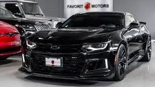 2019 Chevrolet Camaro ZL1 Coupe RWD LT4 SUPERCHARGED - Exterior, Interior Walkaround Exhaust Sound