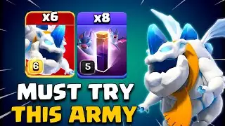 Must Try | Th14 Ice Hound Bats Attack - 6 Ice Lava + 8 Bat Spell - Best Th14 Strategy!