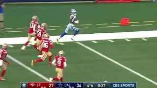 CeeDee Lamb Onside Kick Return Touchdown | cowboys vs 49ers