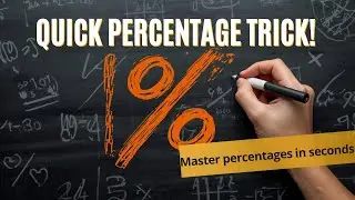 Percentage short trick (Part -1) #mathstrick