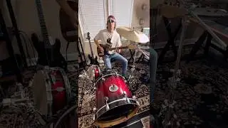 &ldquo;AI is gonna steal our jobs!&rdquo; #memes  #ai #guitar #drums #onemanband