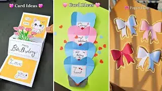 9 easy craft ideas / how to make/ paper craft / handmade paper craft / art and craft / girl crafts