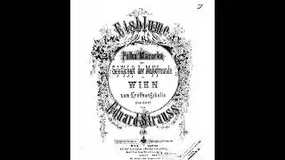 Eduard Strauss:  Eisblume (Frost Flower, 氷の花) Polka Mazurka in C minor Op. 55 (1870)