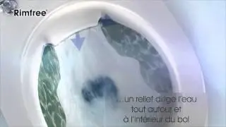 Cuvette de wc suspendu sans bride - Rimfree Selles | Bricozor.com