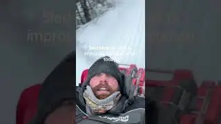Gotta do what you gotta do when your sled blows up! #maine #icefishing #skidoo