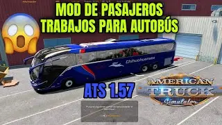 Mod de pasajeros trabajos para Autobus ATS 1.57