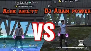 Dj adam ability vs Dj adam power/kiski ability acchi hai #shorts #short # djalok #djadam #freefire