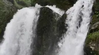8 Hours of Water Rushing over a Roaring Waterfall - Natural White Noise