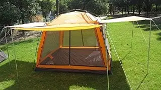 Review:  Hasika 8 X 8 Instant Screened Canopy Waterproof(not include outside poles)