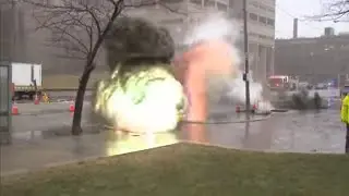 underground electro fire explosion in Cleveland+ Project Blue Binky