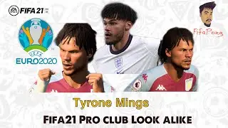 FIFA 21 Faces Virtual Pro club Look alike Tyrone Mings // England // Euro2020 Project