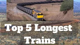 Top 5 Longest Freight Trains in the world | Longest and Heaviest Trains | #trains | #longesttrains |