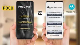 Poco M8 5G vs Moto G86 Power 5G || Full Comparison 