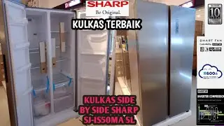 REVIEW KULKAS SHARP SJ-IS50MA SL SIDE BY SIDE TERBAIK TERLARIS #review #sharp #kulkas #refrigerator
