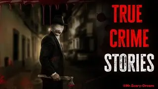 Disturbing True Crime Stories For Sleep With Rain Sound | Black Screen |