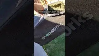 Clean your lawn mower bag #bermuda #lawncare