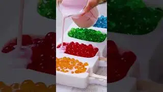 Rainbow Cakesicles 😍🌈 How To Make Cakesicles #shorts #jelly #cakesicles
