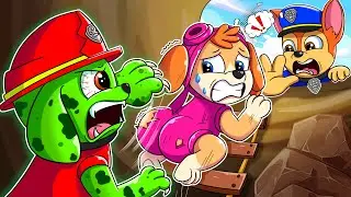OMG! Skye Is Stuck In A Deep Hole | Who Will Save Her? | Paw Patrol Ultimate Rescue x Rainbow 3