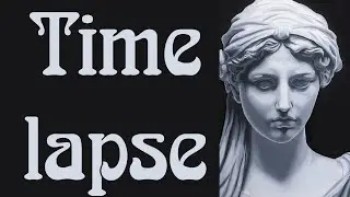 SATISFYING Statue Painting TIMELAPSE