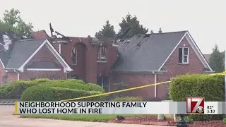 Neighborhood supporting family who lost Garner home in fire