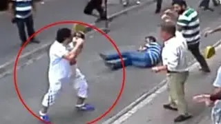 Когда уличные бойцы связываются не с тем парнем
