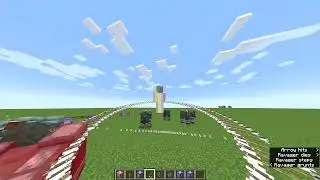 Minecraft circular bullet hell pattern