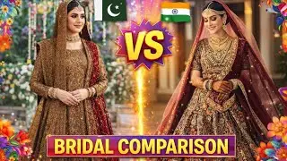 Pakistani vs Indian Bridal Dress Comparison 2026 Wedding Fashion Trends