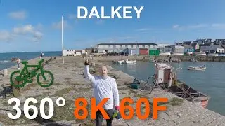Dalkey : 8K VR 360 Irish Cycling : Virtual Bike Ride Ireland