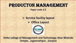 Service facility and office layout