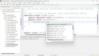 JA25: Communicate with Java OOP Abstract class and Method(s)