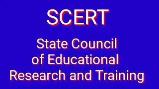 SCERT Ka Full Form