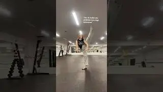📉 &ldquo;My Leg Extension Form Was Fighting for Its Life 💀 #dancerlife #dance #extensions #funny #fail