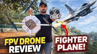 RC Fighter Plane ✈️ + FPV Drone Review 🔥 Beginner Flying Test