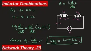 Inductor in series and parallel | Network Theory | GATE , ESE