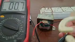 Transformador comercial con bobinado invertido