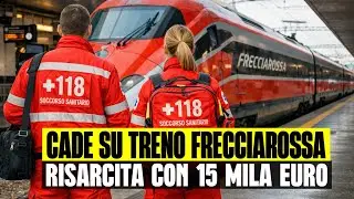TRENO FRECCIAROSSA FRENA BRUSCAMENTE: DONNA CADE E SI FRATTURA DUE COSTOLE. RISARCITA CON 15000 EURO