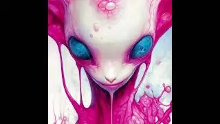 Scary Pink : #midjourney visual art #digitalart #ia