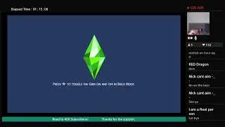 🔴 Live - Curs3dCrocodile Sims 4 SnapStream #10 - Big changes