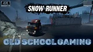 SNOWRUNNER 4K | MICHIGAN | FORD CL 9000 | CONSTRUCTION RIG TRAILER | PC | REALISTIC GAMEPLAY 
