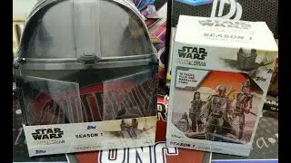 New! Topps Star Wars The Mandalorian Season 1 Hobby Box & Blaster Box Opening ** Auto & Medallion **