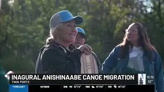 Inaugural Anishinaabe Canoe Migration celebrates history of St. Louis River