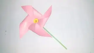 How To Make a paper windmill || by @crazypbk7593