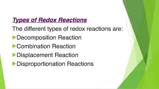 Redox Reduction