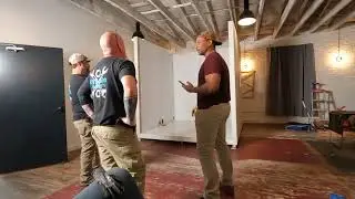 Building a sound booth, Final assembly inside the studio. Time Lapse