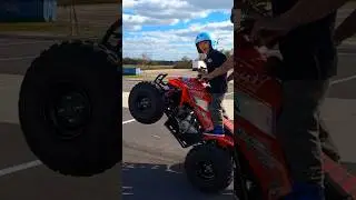 Dad wheelies with son . PROFESSIONAL RIDERS , PRIVATE LOT. #stayon1wheel #dirtbiketricks