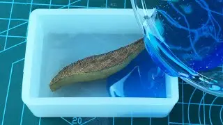 Искусство из смолы Удивительный волшебный синий кристалл Ожерелье Кулон ювелирные изделия S144