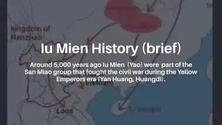 Iu Mien History (brief)