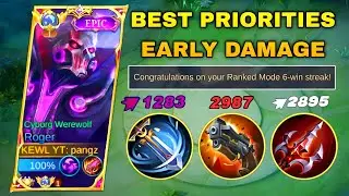ROGER BEST PRIORITIES EARLY DAMAGE BUILD 🔥 | ROGER BEST BUILD 2023 | MLBB